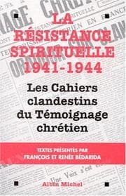 Tapa de La résistance spirituelle, 1941-1944