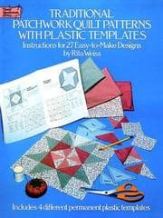 Tapa de Plastic templates for traditional patchwork quilt patterns