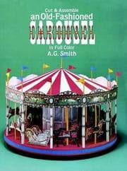 Tapa de Cut & Assemble an Old-Fashioned Carousel in Full Color (Models & Toys)