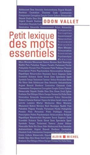 Tapa de Petit lexique des mots essentiels