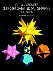 Tapa de Cut & Assemble 3-D Geometrical Shapes