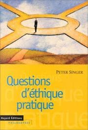 Tapa de Questions d'éthique pratique
