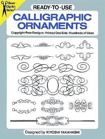 Tapa de Ready-to-Use Calligraphic Ornaments