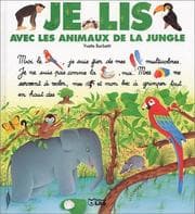 Tapa de Je lis avec les animaux de la jungle
