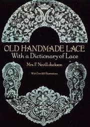 Tapa de Old handmade lace