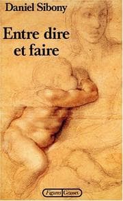 Tapa de Entre dire et faire