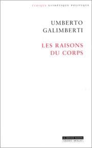 Tapa de Les raisons du corps