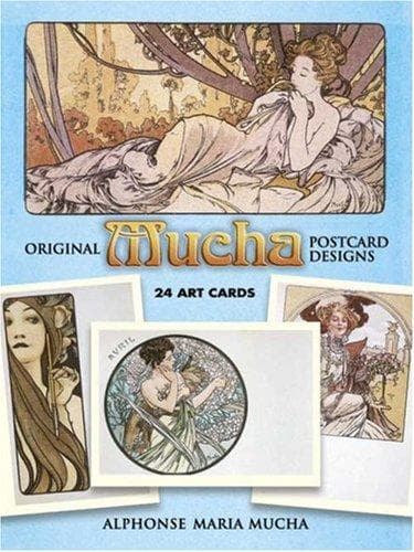 Tapa de Original Mucha Postcard Designs