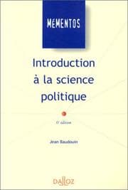 Tapa de Introduction à la science politique