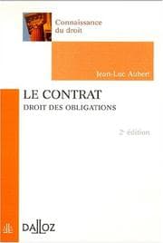 Tapa de Le contrat