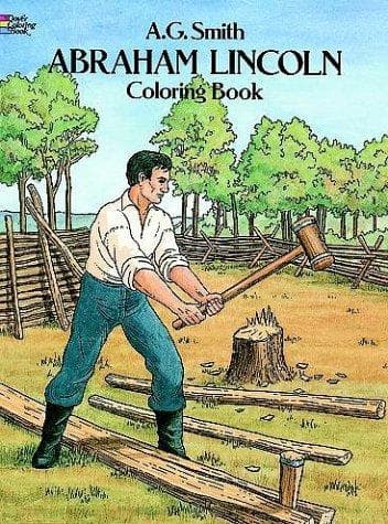 Tapa de Abraham Lincoln Coloring Book