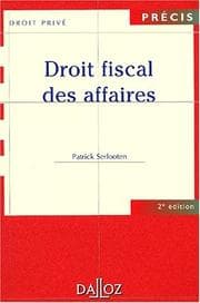 Tapa de Droit fiscal des affaires, 2édition