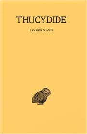 Tapa de Histoires de la guerre du Péloponnèse, tome 4, Livres VI-VII