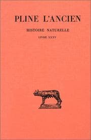 Tapa de Histoire naturelle, Livre XXXV