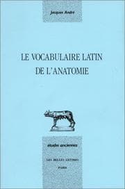 Tapa de Le vocabulaire latin de l'anatomie