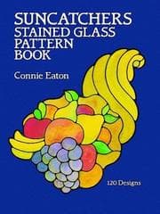Tapa de Suncatchers stained glass pattern book