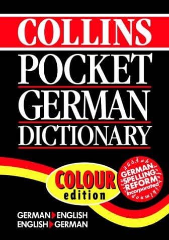 Tapa de Collins pocket German dictionary