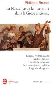 Tapa de La naissance de la littérature dans la Grèce ancienne