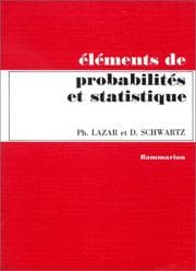 Tapa de Éléments de probabilités et statistique - à l'usage des étudiants en biologie humaine et générale