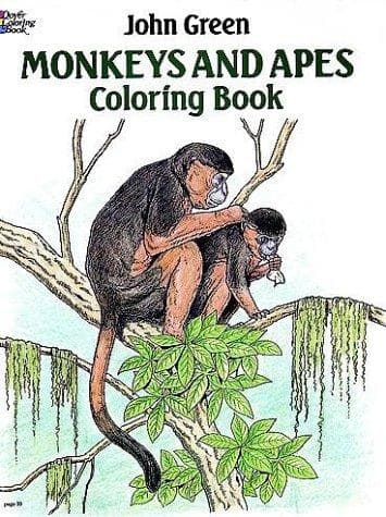 Tapa de Monkeys and Apes Coloring Book