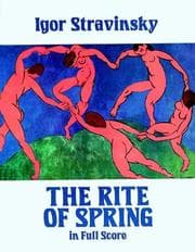 Tapa de The Rite of Spring in Full Score