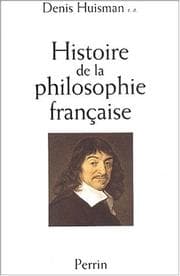 Tapa de Histoire de la philosophie française
