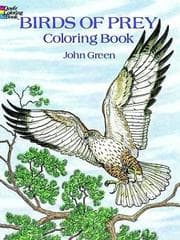 Tapa de Birds of Prey Coloring Book