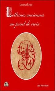 Tapa de Lettrines anciennes au point de croix