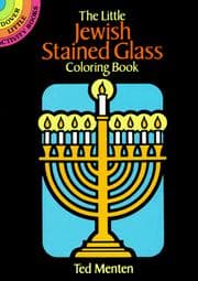Tapa de The Little Jewish Stained Glass Coloring Book