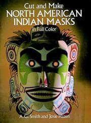 Tapa de Cut and make North American Indian masks in full color