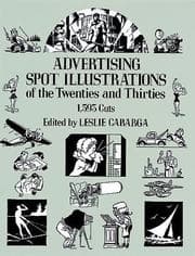 Tapa de Advertising spot illustrations of the twenties and thirties