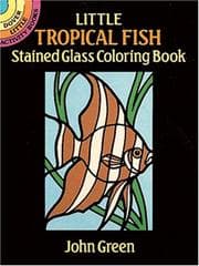 Tapa de Little Tropical Fish Stained Glass Coloring Book