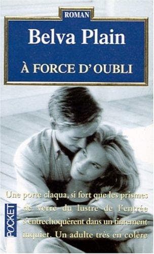 Tapa de À force d'oubli