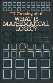 Tapa de What is mathematical logic?