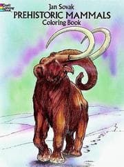 Tapa de Prehistoric Mammals Coloring Book
