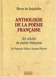 Tapa de Anthologie de la poésie française