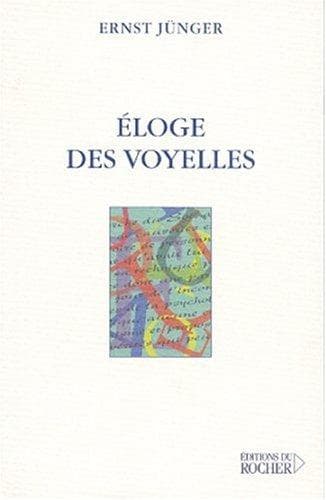 Tapa de Eloge des voyelles