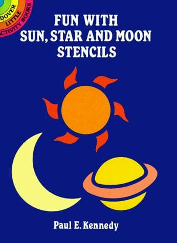 Tapa de Fun with Sun, Star and Moon Stencils