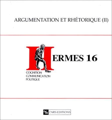 Tapa de Argumentation et rhétorique