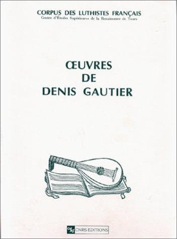 Tapa de Oeuvres de Denis Gautier