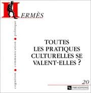 Tapa de Toutes les pratiques culturelles se valent-elles? . --