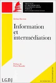 Tapa de Information et intermédiation
