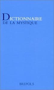 Tapa de Dictionnaire de la Mystique