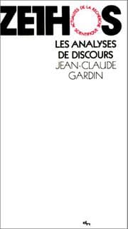 Tapa de Les analyses de discours. Actualités de la recherche scientifique