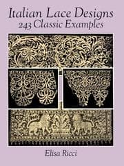 Tapa de Italian lace designs