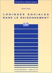 Tapa de Logiques sociales dans le raisonnement