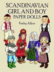 Tapa de Scandinavian Girl and Boy Paper Dolls