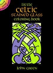 Tapa de Little Celtic Stained Glass Coloring Book