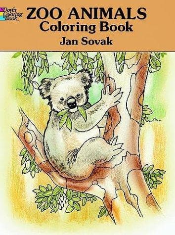 Tapa de Zoo Animals Coloring Book