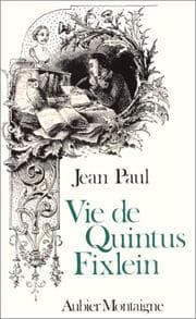 Tapa de Vie de Fixlein, régent de Cinquième